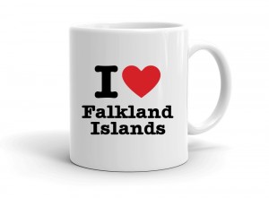 "I love Falkland Islands" mug